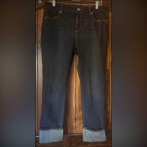 Chico’s Women’s Slimming Cuffed Jeans Size 10